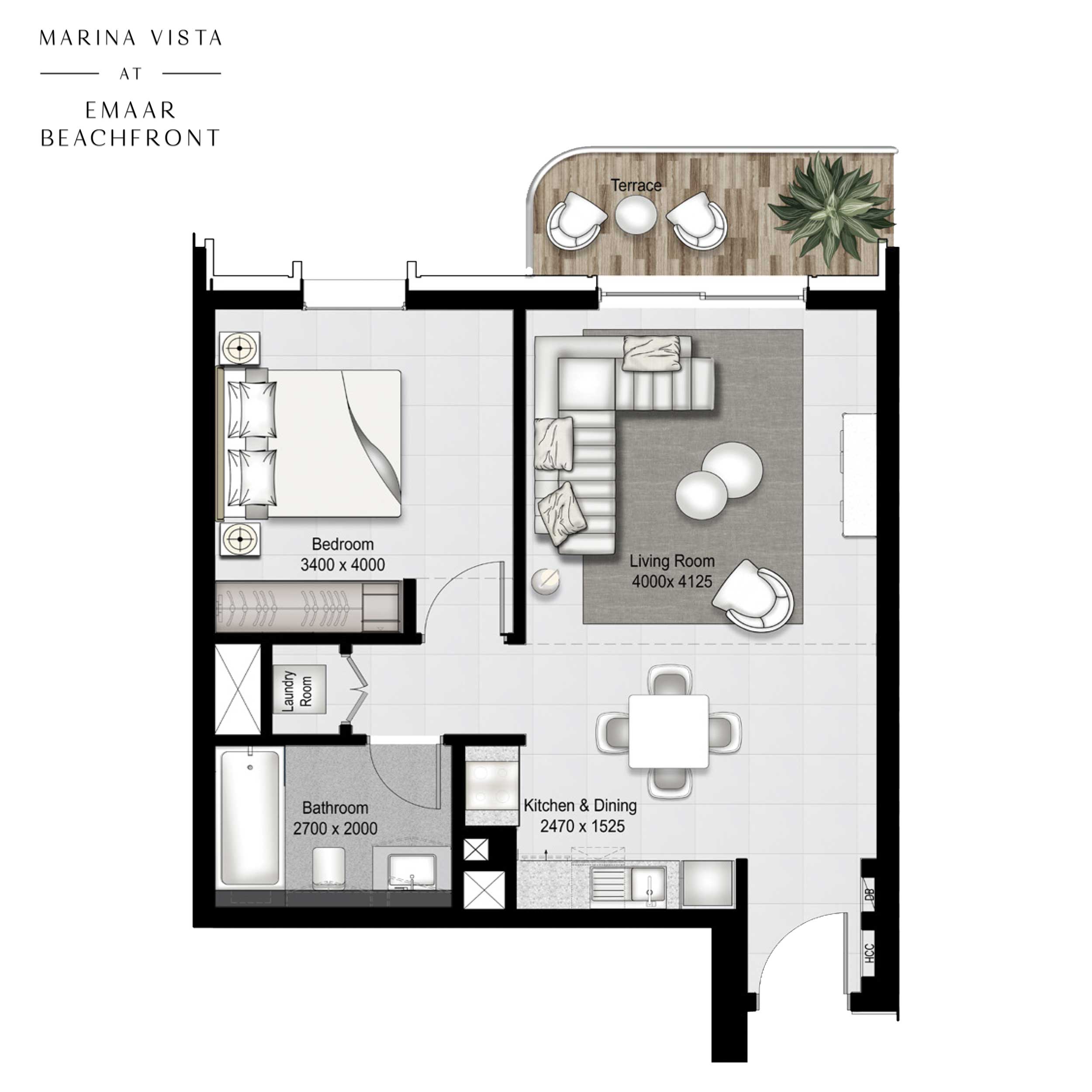 1 BEDROOM APARTMENTS