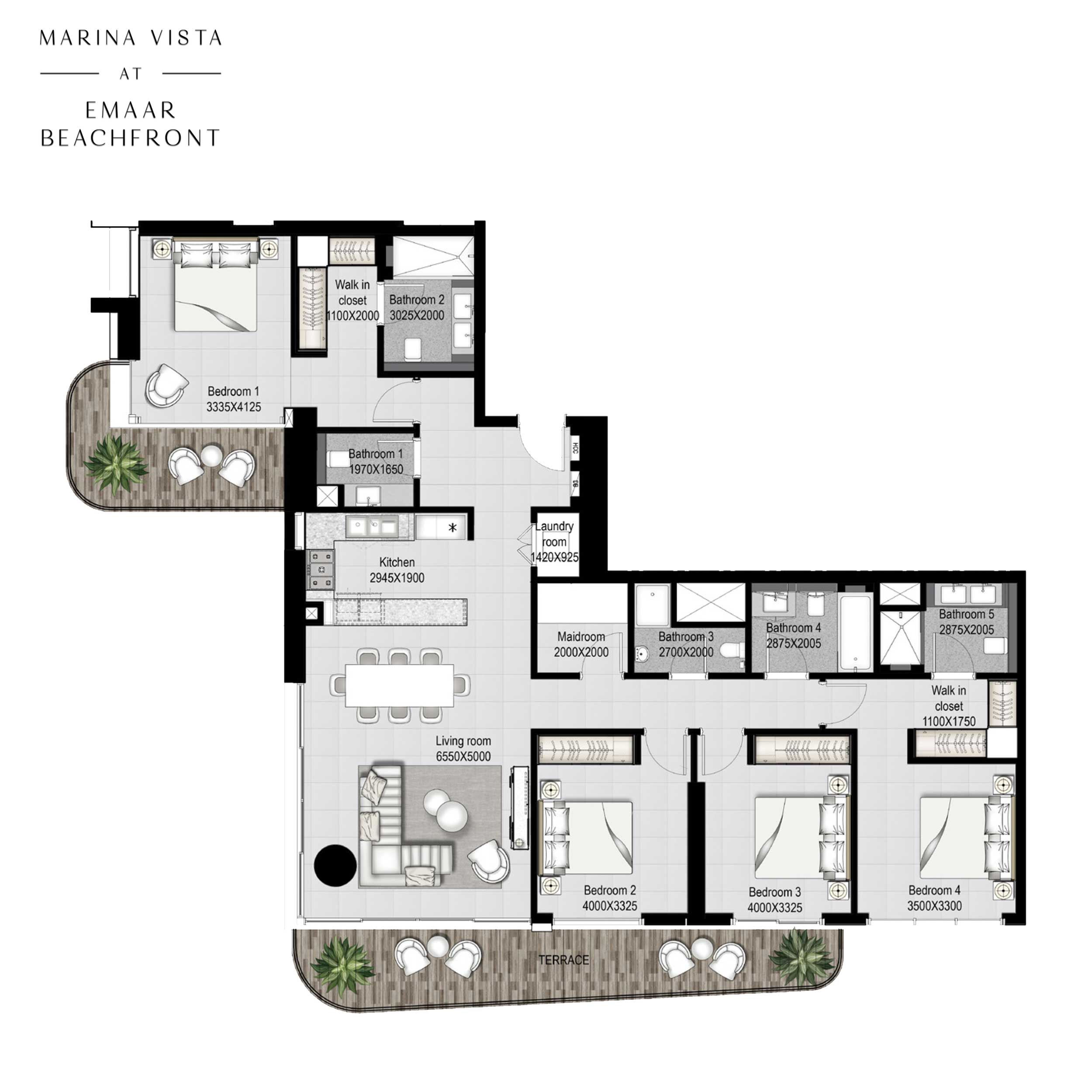4 BEDROOM APARTMENTS